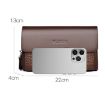 WEIXIER W129 Men Magnetic Buckle Clutch Bag - Black - 3