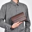 WEIXIER W129 Men Magnetic Buckle Clutch Bag - Black - 9