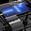 S-46 45W Rotating Dual Cigarette Lighter Car Charger (Black) - 7