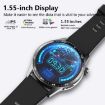 Black Bamboo Smart Watch with ECG/Blood Oxygen/Blood Sugar Support - 6