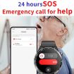 Black Bamboo Smart Watch with ECG/Blood Oxygen/Blood Sugar Support - 9