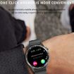 Black Silicone Smart Watch with ECG/Blood Oxygen/Blood Sugar Support - 7