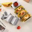 Stainless Steel Taco Pancake Rack Tower - 3 Grids - 2