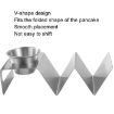 Stainless Steel Taco Pancake Rack Tower - 3 Grids - 3