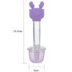 Children Cartoon Medicine Feeder Portable Dropper (Purple) - 4