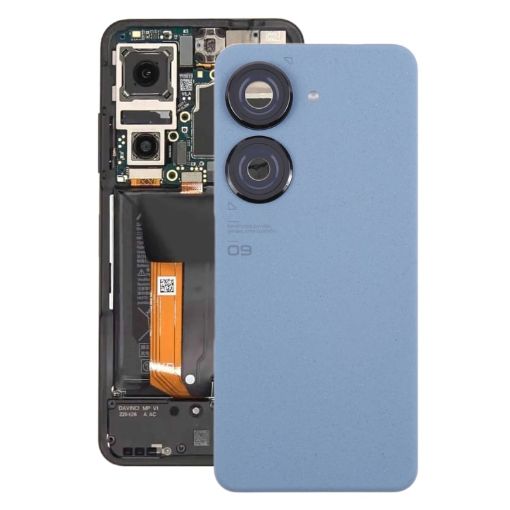 Asus Zenfone 9 AI2202 Battery Back Cover with Camera Lens Cover - Blue - 1