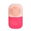 Facial Massage Silicone Ice Mold (Pink Rose Red) - 1