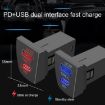 Toyota RAV4/WILDLANDER USB-PD Port 60W Fast Car Charger - 3