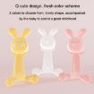 Bunny Baby Teether BPA Free Silicone Teether - Pink - 4