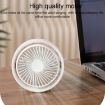 N601 180 Degree Rotating Type-C Desktop Fan with LED Ambience Light - 3