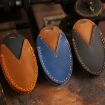 Handmade Hyundai Hallmo Car Key Bag - Blue - 2