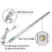 220V CN Plug Motion Sensor LED Light Bar, White 80cm - 4