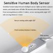 220V CN Plug Motion Sensor LED Light Bar, White 80cm - 6