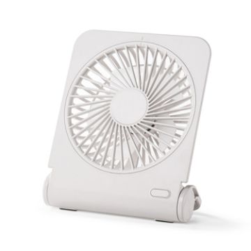 N602 Type-C Thin Desktop Fan (White) - Compact Cooling Solution - 1