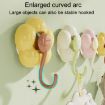 Pink Suction Cup Flower Hook - Bathroom Sticky Hooks - 4