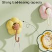 Pink Suction Cup Flower Hook - Bathroom Sticky Hooks - 5