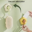 Pink Suction Cup Flower Hook - Bathroom Sticky Hooks - 6