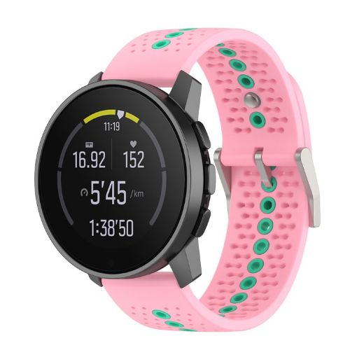 Suunto Race S Silicone Watch Band - Pink Mint Green - 1