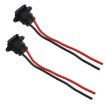Electric Motorcycle Charging Port Three Hole Socket Charger Socket (Black) - 1