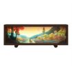 Wooden Acrylic Atmosphere Lightbox Night Light (Walnut) - 1