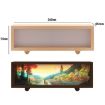 Wooden Acrylic Atmosphere Lightbox Night Light (Walnut) - 3