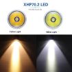 XHP70.2 Diving Flashlight 3000 Lumens IPX8 Waterproof Underwater 80m White Light - 4