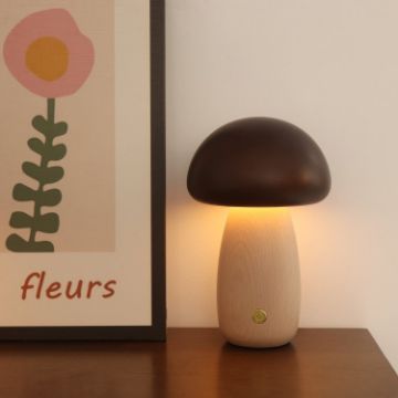 Mushroom Night Light Touch Control Dimmable Lamp - 1