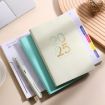 2025 Yellow Leather Daily Planner A5 Notebook - 2