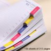 2025 Yellow Leather Daily Planner A5 Notebook - 8