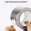 Glass Fiber Cloth Aluminum Foil Tape 5cm x 20m - Waterproof Seam Sealing Tape - 7