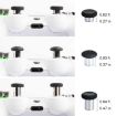 PS5 Gamepad Metal Buttons Set - 20pcs Mushroom Head Magnetic Base Cross Keys - 6