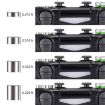 PS4 Gamepad Metal Buttons Set - 20pcs Mushroom Head Magnetic Base Cross Keys - 5