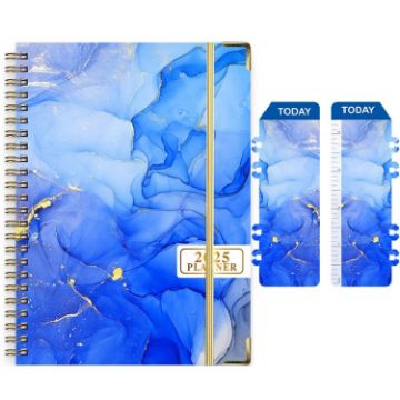 2025 English Notebook A5 Coil Notepad 365 Day Work Schedule Diary - 1