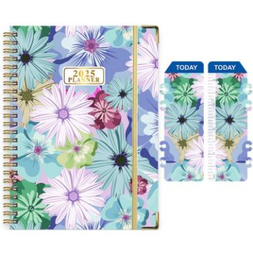 2025 English Notebook A5 Coil Notepad 365 Day Work Schedule Diary - 1