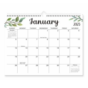365 Day Countdown Wall Calendar 2025-2026 - Simple Holiday Schedule - 1