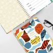 2025 Board Clip A4 English Notebook Coil Diary Planner - Polka Dot - 4