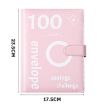 A5 100 Day Savings Challenge Envelope Budget Planner Binder - Pink - 3