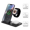 Onten CW11 3 in 1 Folding Wireless Charging - Black - 6