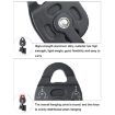 XINDA XD-8620 Heavy Object Lifting Riser Pulley (Black) - 4