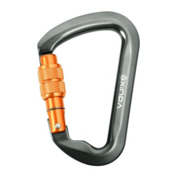XINDA XD-8128 Outdoor Rock Climbing Carabiner - Threaded-Gray - 1