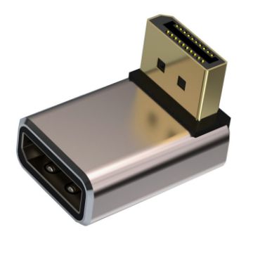 JUNSUNMAY 8K Displayport Adapter Converter - Down Angle - 1
