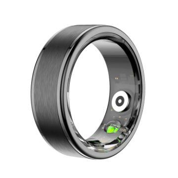 R03 SIZE 7 Smart Ring - Heart Rate/Blood Oxygen/Sleep - Black - 1