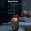 Mini Portable Rechargeable FM/AM Radio With Backlight - Black - 8