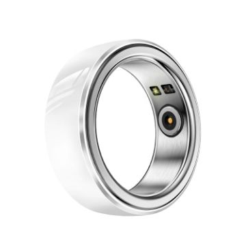 R8 SIZE 20 Smart Ring - Heart Rate/Blood Oxygen/Sleep - White - 1