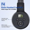 F4 Digital Display FM Radio Headphone - Battery Version - 4