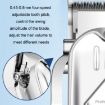 Men Home Hair Salon Hair Clipper Set - 3pcs, High-power, Black - 4