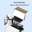Men Home Hair Salon Hair Clipper Set - 3pcs, High-power, Black - 5