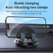 Yesido C268 Car Dashboard Phone Holder - 360 Degree Rotating Base (Black) - 3