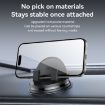 Yesido C268 Car Dashboard Phone Holder - 360 Degree Rotating Base (Black) - 5