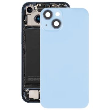 iPhone 14 Glass Battery Back Cover with Flash Bracket + Wireless Charging Module - 1